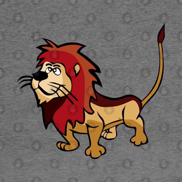 Cartoon lion king by imdesign